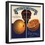 Golden Surprise Brand - Lindsay, California - Citrus Crate Label-Lantern Press-Framed Art Print