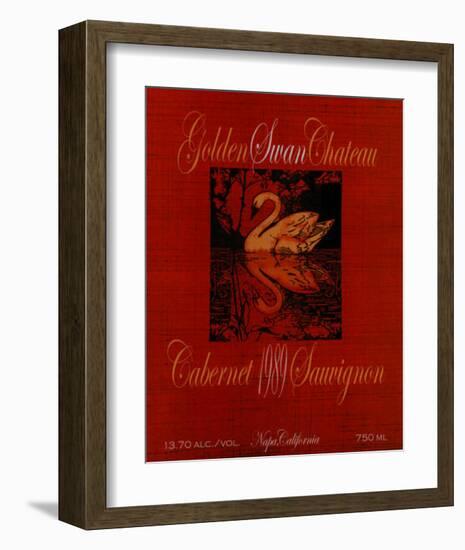 Golden Swan-Ralph Burch-Framed Art Print