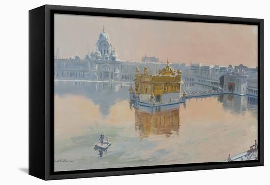 Golden Temple, Amritsar, 2013-Tim Scott Bolton-Framed Stretched Canvas