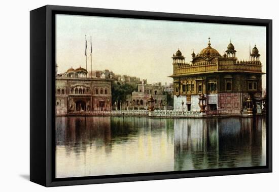 Golden Temple, Amritsar, Punjab, India, C1930s-E Candler-Framed Stretched Canvas