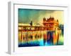 Golden Temple at Amritsar, India - Oil Painting-Ivan Aleshin-Framed Art Print