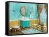 Golden Throne Room I-Walt Johnson-Framed Stretched Canvas