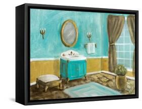 Golden Throne Room I-Walt Johnson-Framed Stretched Canvas