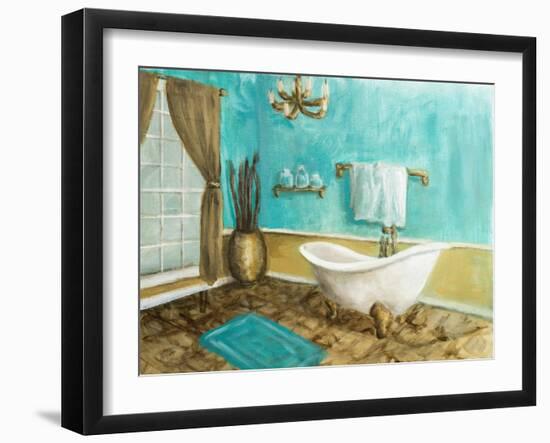 Golden Throne Room II-Walt Johnson-Framed Art Print