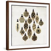 Golden Toys Pattern-PI Studio-Framed Art Print