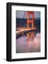 Golden Travels, Night Photography Golden Gate Bridge, San Francisco-Vincent James-Framed Photographic Print