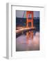 Golden Travels, Night Photography Golden Gate Bridge, San Francisco-Vincent James-Framed Photographic Print