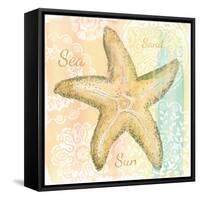 Golden Treasures Inspiration VI-Beth Grove-Framed Stretched Canvas