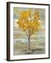 Golden Tree and Fog I-Silvia Vassileva-Framed Art Print