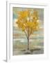 Golden Tree and Fog I-Silvia Vassileva-Framed Art Print