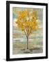 Golden Tree and Fog I-Silvia Vassileva-Framed Art Print