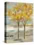 Golden Tree and Fog II-Silvia Vassileva-Stretched Canvas