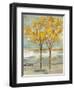 Golden Tree and Fog II-Silvia Vassileva-Framed Art Print