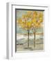 Golden Tree and Fog II-Silvia Vassileva-Framed Art Print