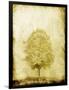 Golden Tree-OnRei-Framed Art Print