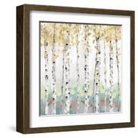 Golden Treescape-Isabelle Z-Framed Art Print