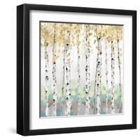 Golden Treescape-Isabelle Z-Framed Art Print