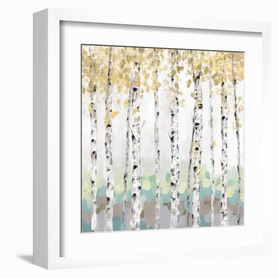 Golden Treescape-Isabelle Z-Framed Art Print