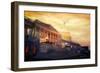 Golden United States Capitol In Washington DC-Markus Bleichner-Framed Art Print