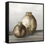 Golden Urnes I-Eva Watts-Framed Stretched Canvas