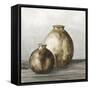 Golden Urnes I-Eva Watts-Framed Stretched Canvas