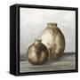 Golden Urnes I-Eva Watts-Framed Stretched Canvas