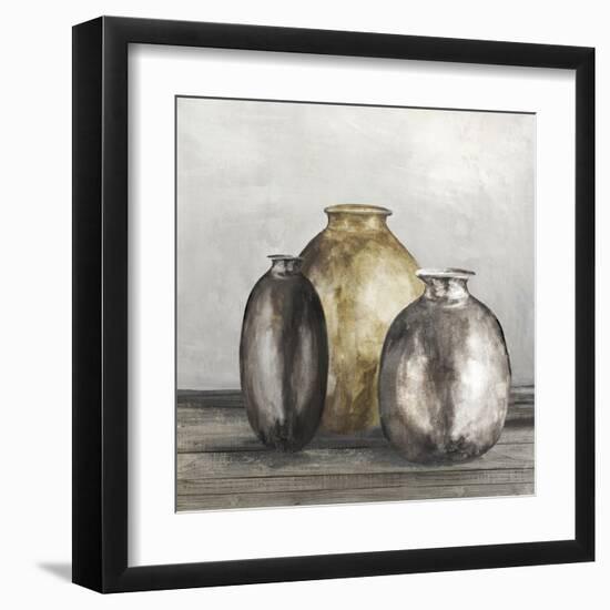 Golden Urnes II-Eva Watts-Framed Art Print