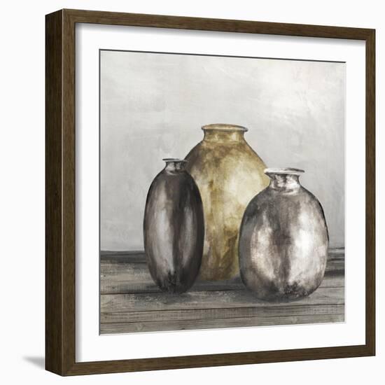 Golden Urnes II-Eva Watts-Framed Art Print