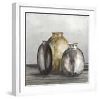 Golden Urnes II-Eva Watts-Framed Art Print