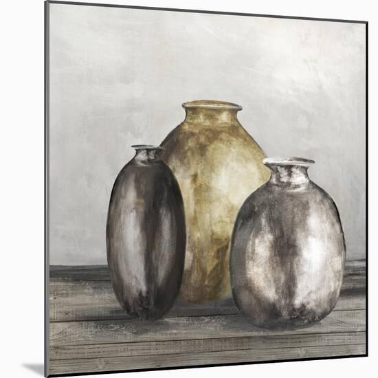 Golden Urnes II-Eva Watts-Mounted Art Print