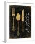 Golden Utensils-Jace Grey-Framed Art Print