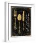 Golden Utensils-Jace Grey-Framed Art Print