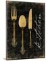 Golden Utensils-Jace Grey-Mounted Art Print