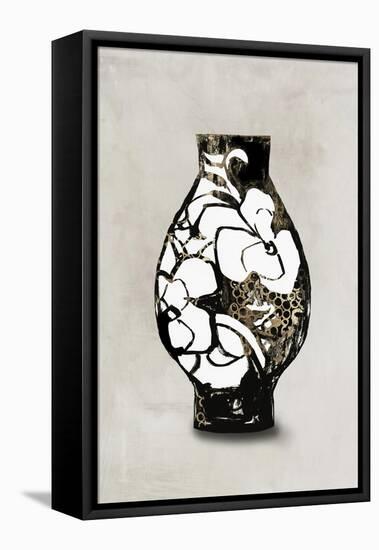 Golden Vase II-Aimee Wilson-Framed Stretched Canvas