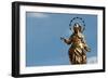 Golden Virgin statue with stars, Valgrisenche, Aosta Valley, Italy, Europe-Godong-Framed Photographic Print