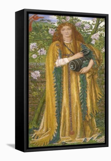 Golden Water (Princess Parisade) C.1858-Dante Gabriel Charles Rossetti-Framed Stretched Canvas