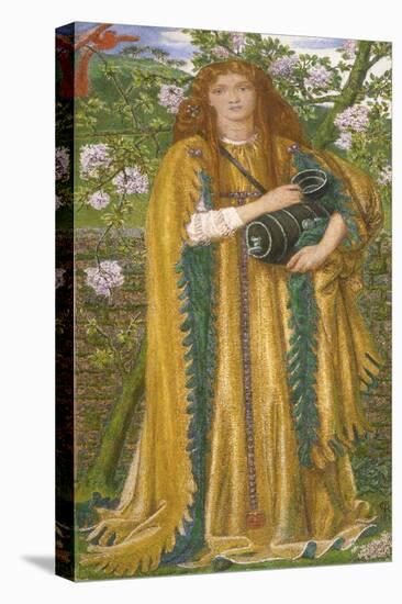 Golden Water (Princess Parisade) C.1858-Dante Gabriel Charles Rossetti-Stretched Canvas