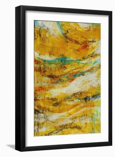 Golden Wave-Rikki Drotar-Framed Premium Giclee Print