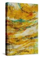 Golden Wave-Rikki Drotar-Stretched Canvas