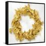 Golden Wreath I-Kate Bennett-Framed Stretched Canvas