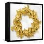 Golden Wreath I-Kate Bennett-Framed Stretched Canvas