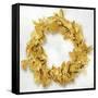 Golden Wreath I-Kate Bennett-Framed Stretched Canvas