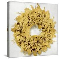 Golden Wreath III-Kate Bennett-Stretched Canvas