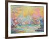 Goldenes Horn, Konstantinopel. La Corne d'Or, Constantinople. 1907-Paul Signac-Framed Giclee Print