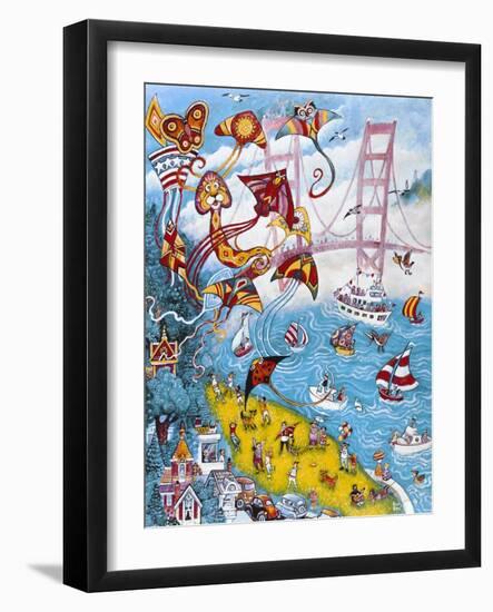 Goldengate Kites-Bill Bell-Framed Giclee Print