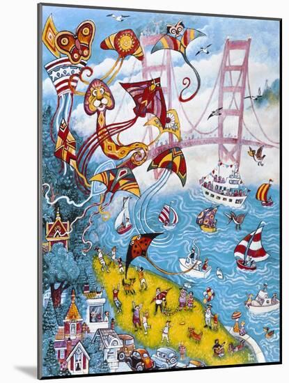 Goldengate Kites-Bill Bell-Mounted Giclee Print
