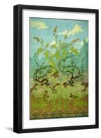 Goldenrod and Mauve Irises; Jaunes Et Iris Mauves, 1899-Paul Ranson-Framed Giclee Print