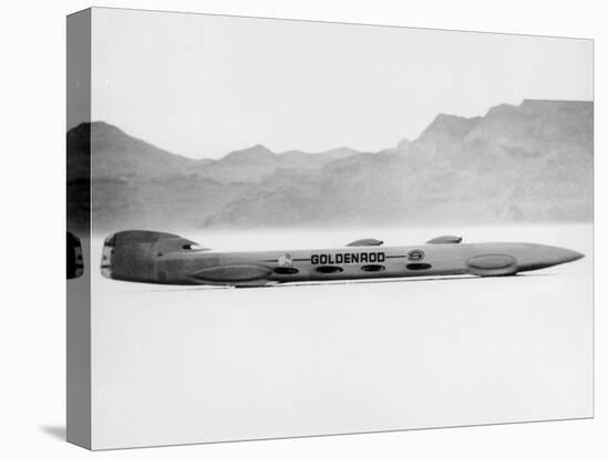 Goldenrod' Land Speed Record Attempt Car, Bonneville Salt Flats, Utah, USA, 1965-null-Stretched Canvas