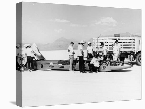 Goldenrod' Land Speed Record Car, Bonneville Salt Flats, Utah, USA, 1965-null-Stretched Canvas