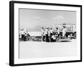 Goldenrod' Land Speed Record Car, Bonneville Salt Flats, Utah, USA, 1965-null-Framed Photographic Print